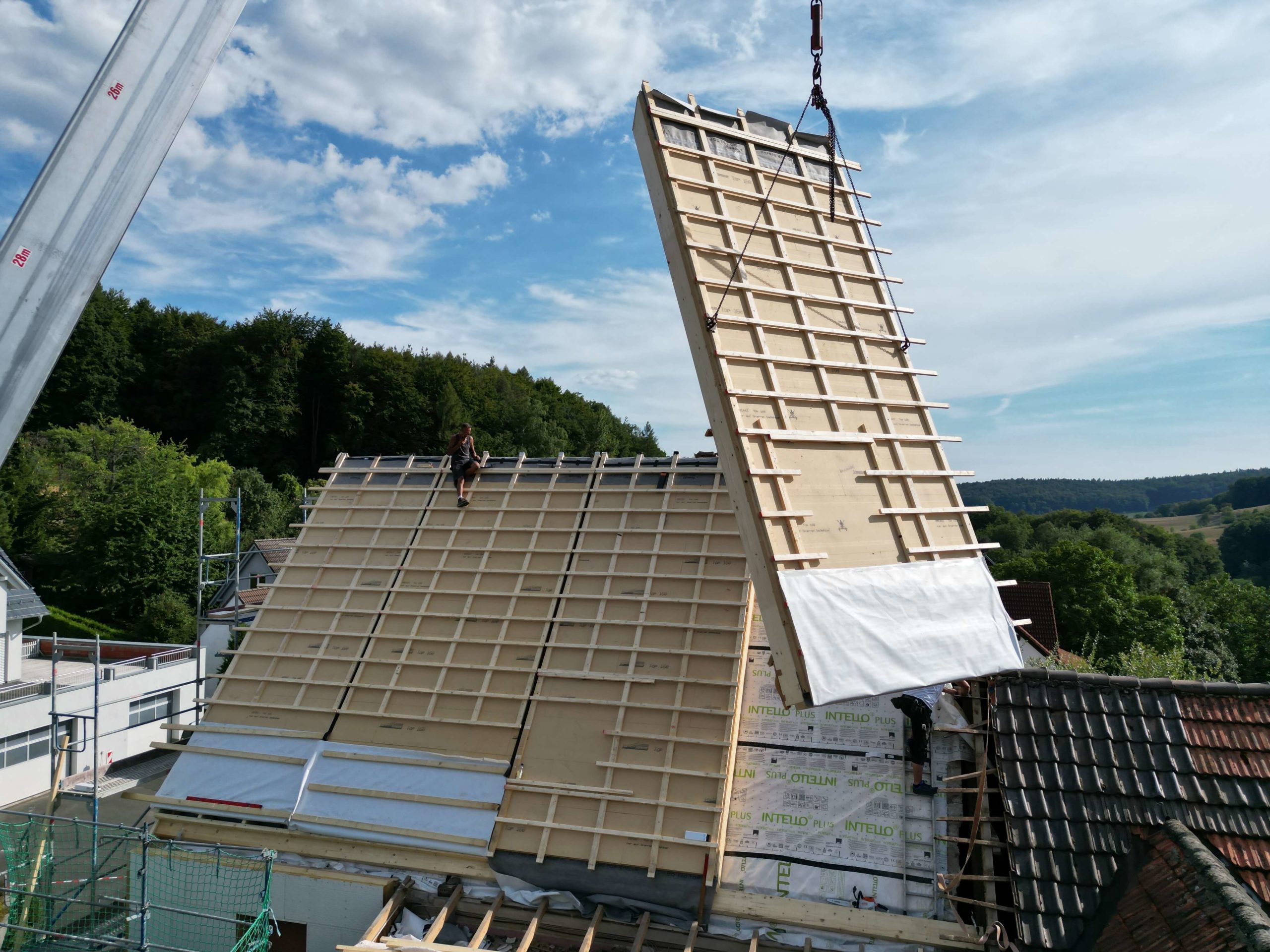 Serielle Sanierung am Bestandsgebäude